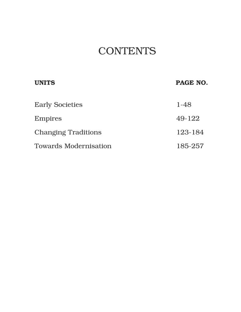 Class 11 History NCERT BOOK Themes In World History Contents