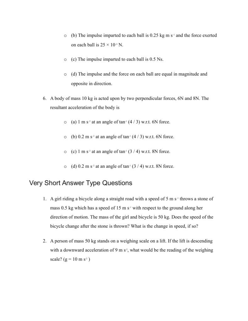 Important Questions For Class 11 Physics Ch 4 Motion in a plane