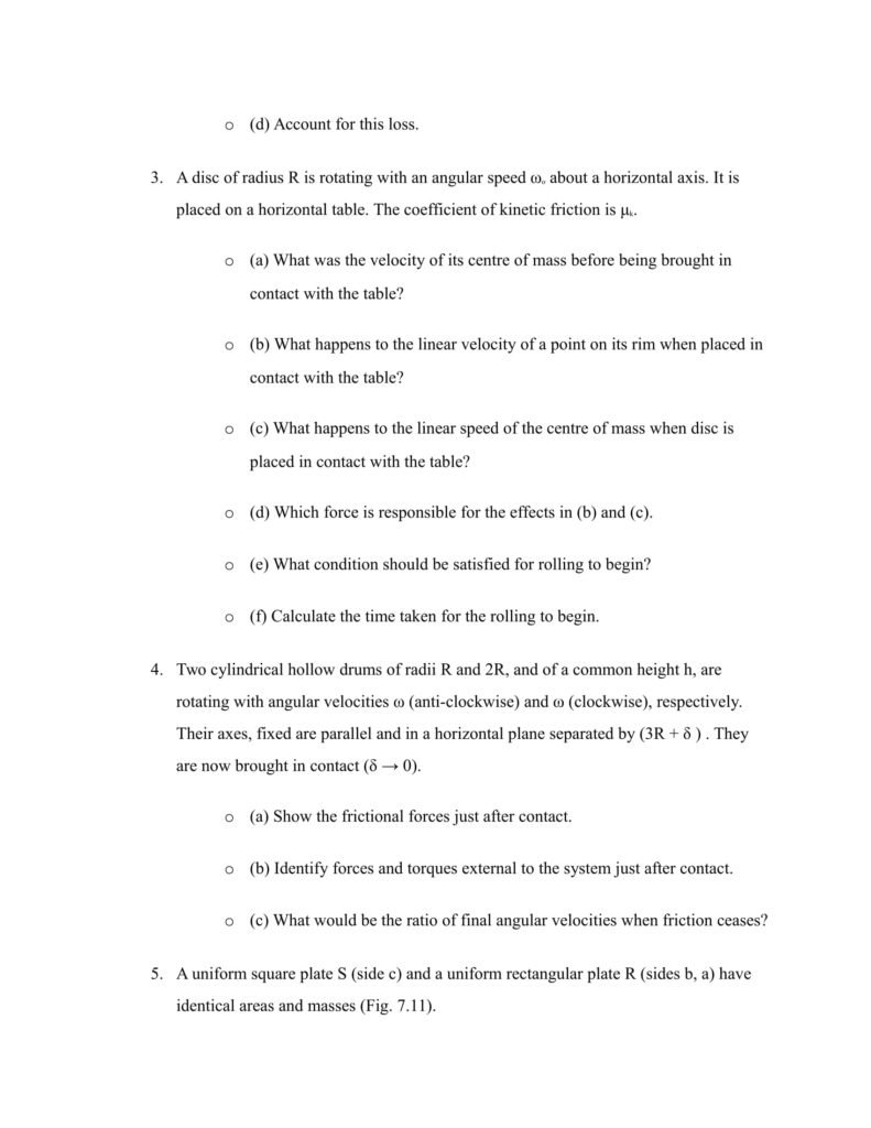 Important Questions For Class 11 Physics Ch 6 Work Energy and power