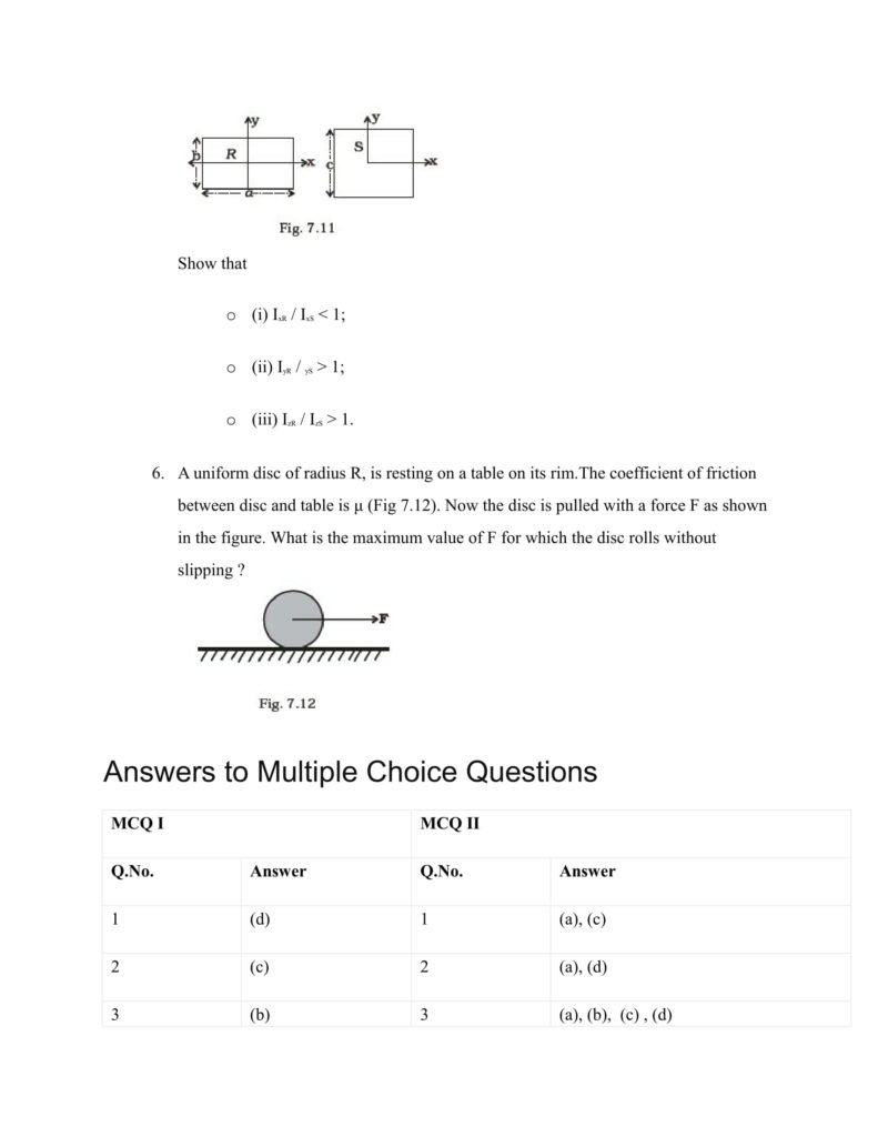 Important Questions For Class 11 Physics Ch 6 Work Energy and power