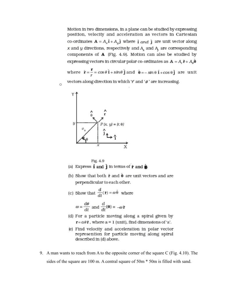 Important Questions For Class 11 Physics Chapter 3 Motion in a Straight Line