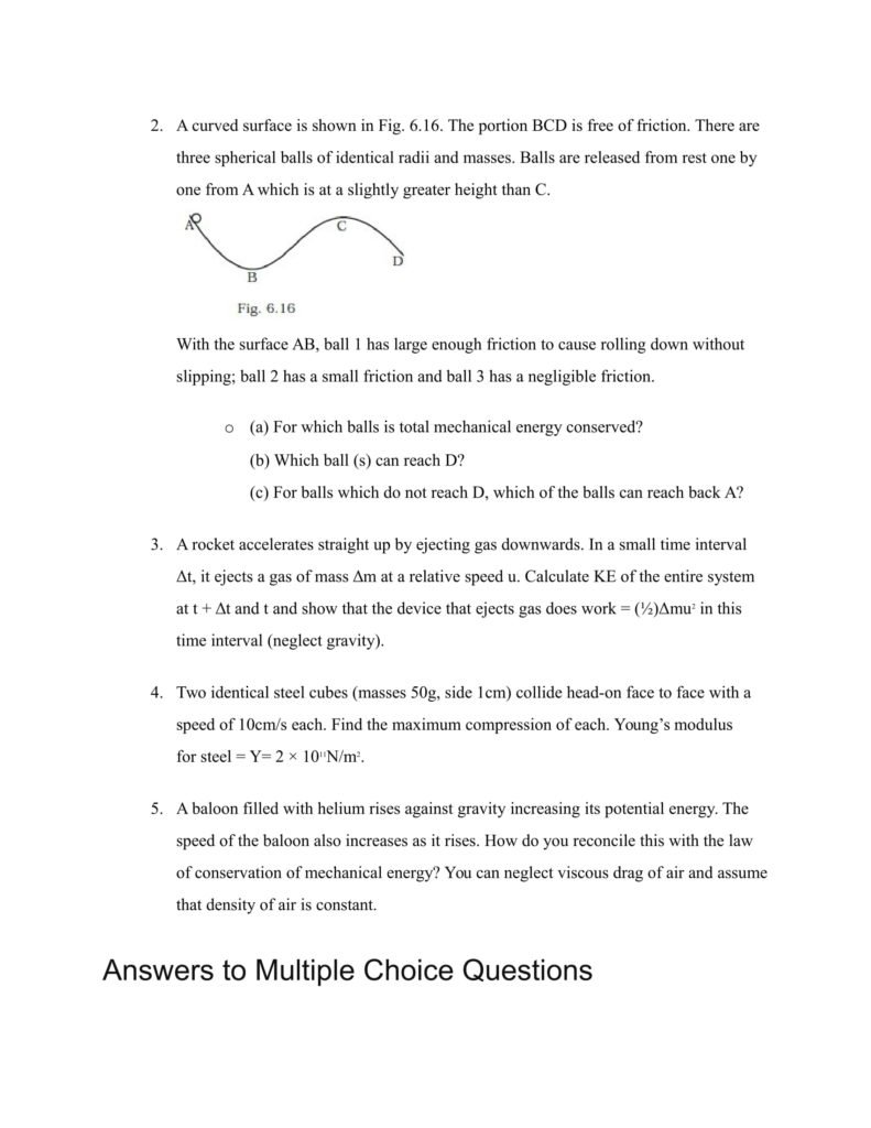 Important Questions For Class 11 Physics Chapter 5 Laws of motion