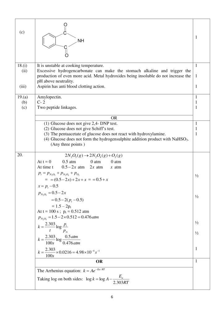 of exam class cbse 2019 10 For Papers 12 CBSE Class 2019 with Solved Chemistry Boards