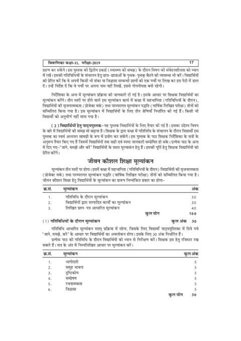 Class 11 RBSE Syllabus - XI Syllabus for Rajathan Board PDF Download