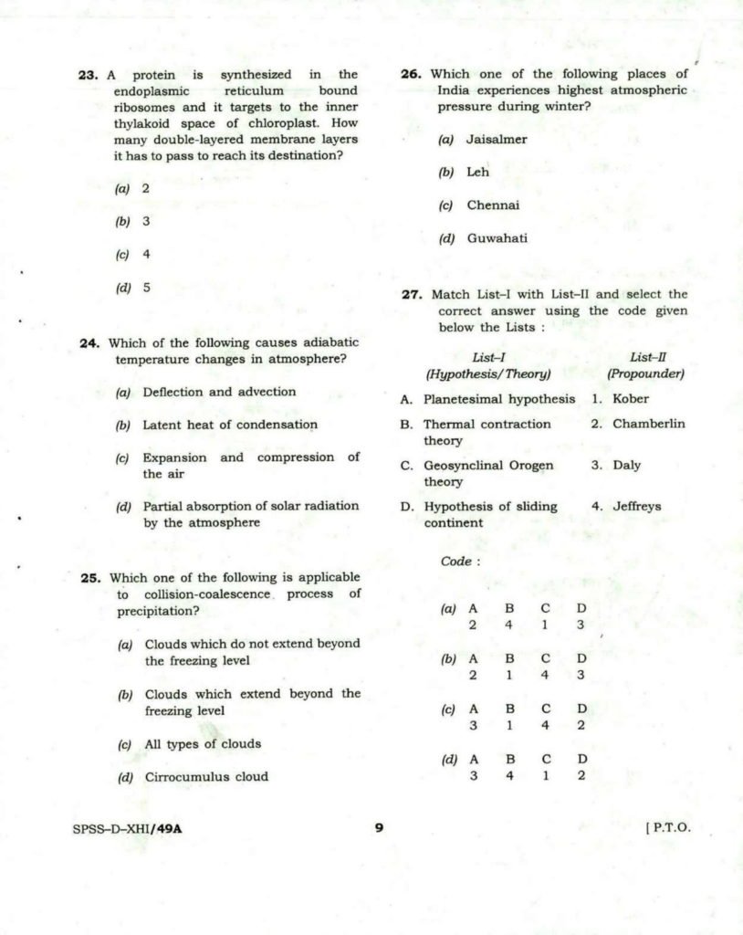 CDS General Knnowledge Question Papers, Download UPSC Combined Defence Services GK
