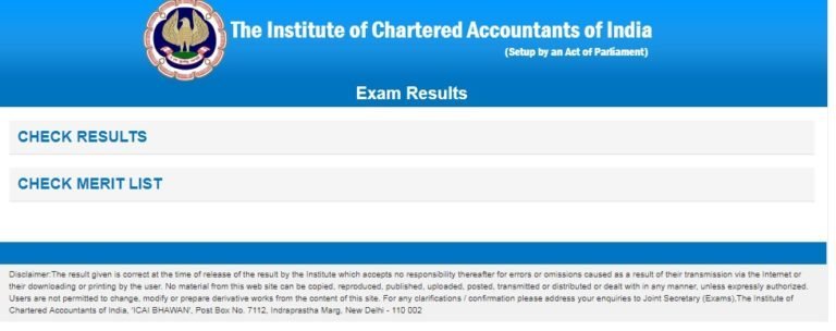 ICAI Results Announced @icai.nic.in For CA Final, Foundation, CPT ...