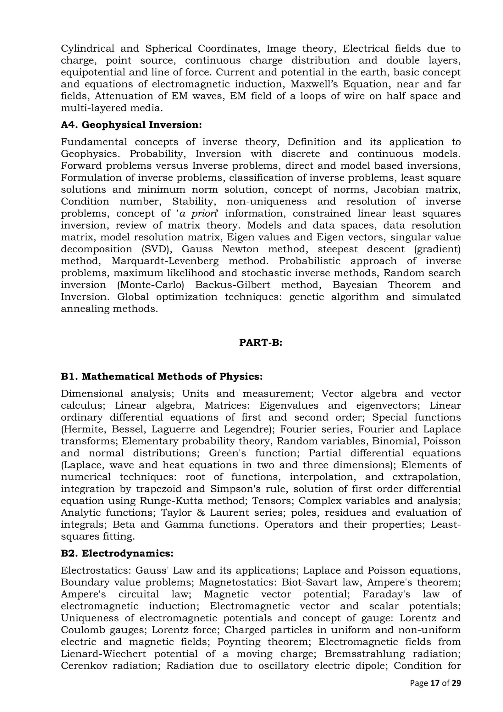 Combined Geo Scientist Syllabus 2020 - Revised, UPSC New Exam Pattern ...