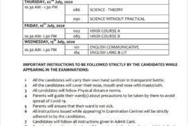 CBSE Date Sheet 2020 Class 10 Postponed Exam, After Lockdown Announced Today (Board Exams)